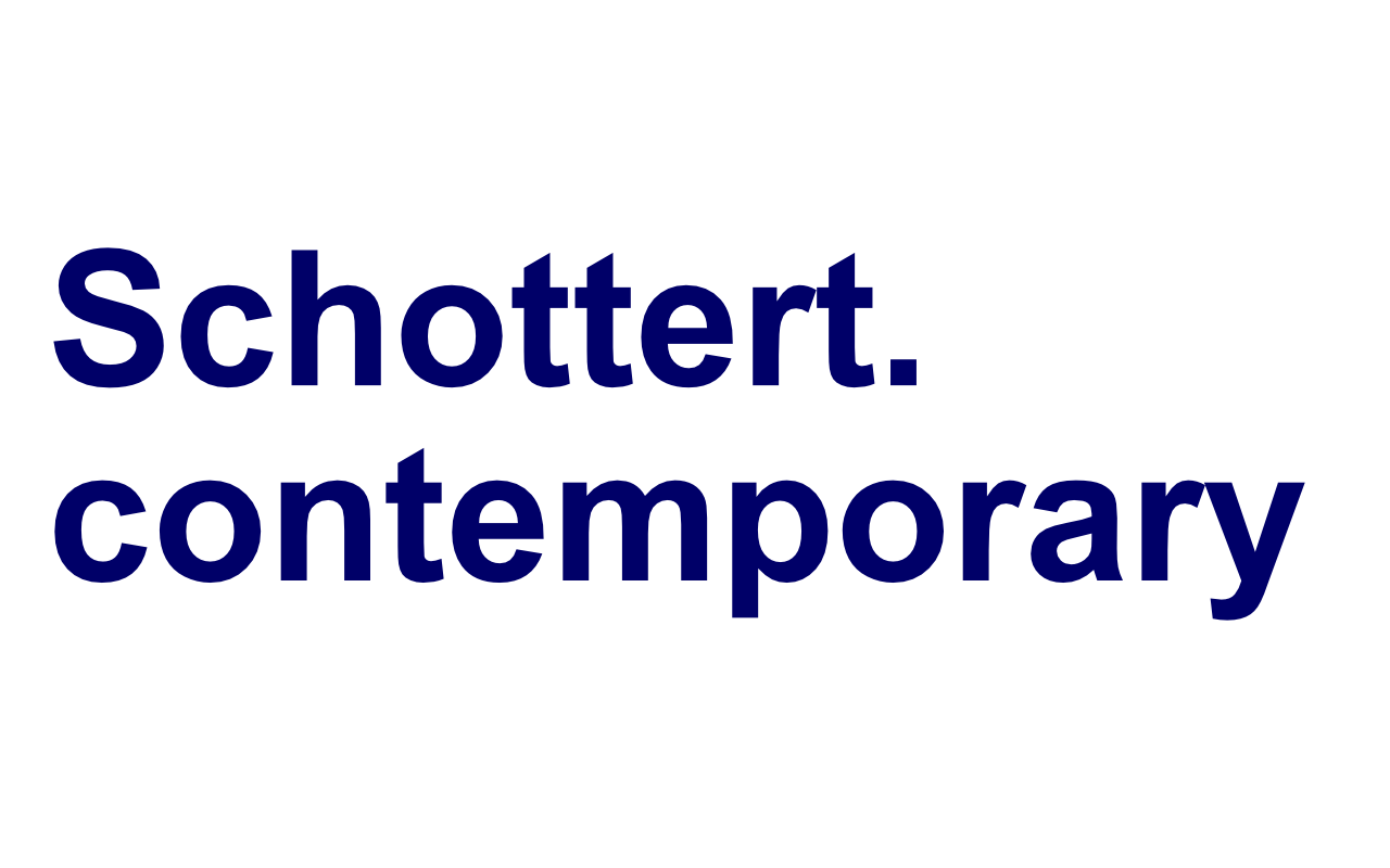 Schottert. Contemporary